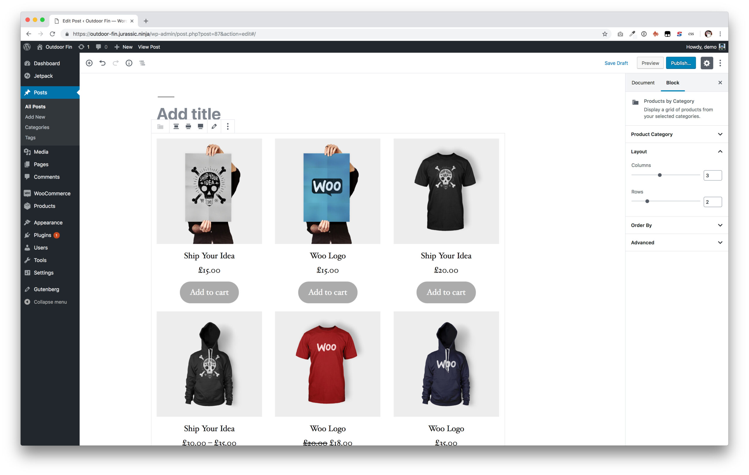 Examen des blocs WooBuilder : créez des pages de produits WooCommerce avec Gutenberg