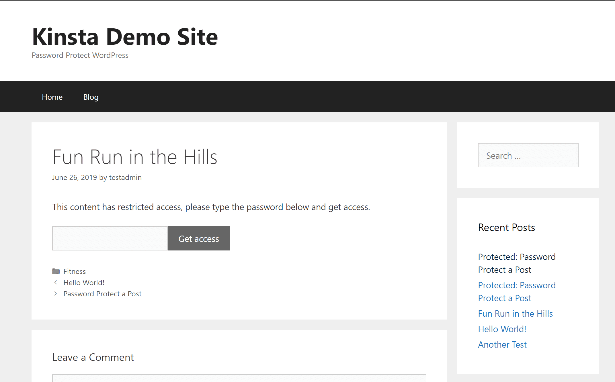 Review: Rendre des parties de WordPress privées avec des catégories protégées par mot de passe