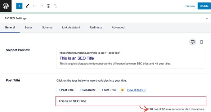 exemple de title SEO
