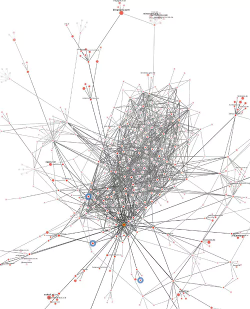 Capture d'écran du spam par Bill Hartzer