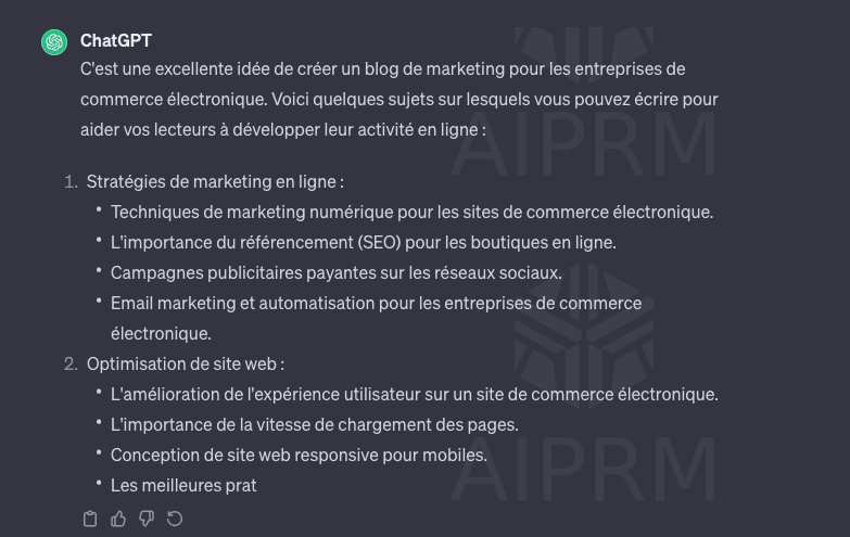 Générez des idées de contenu autour d'un mot-clé