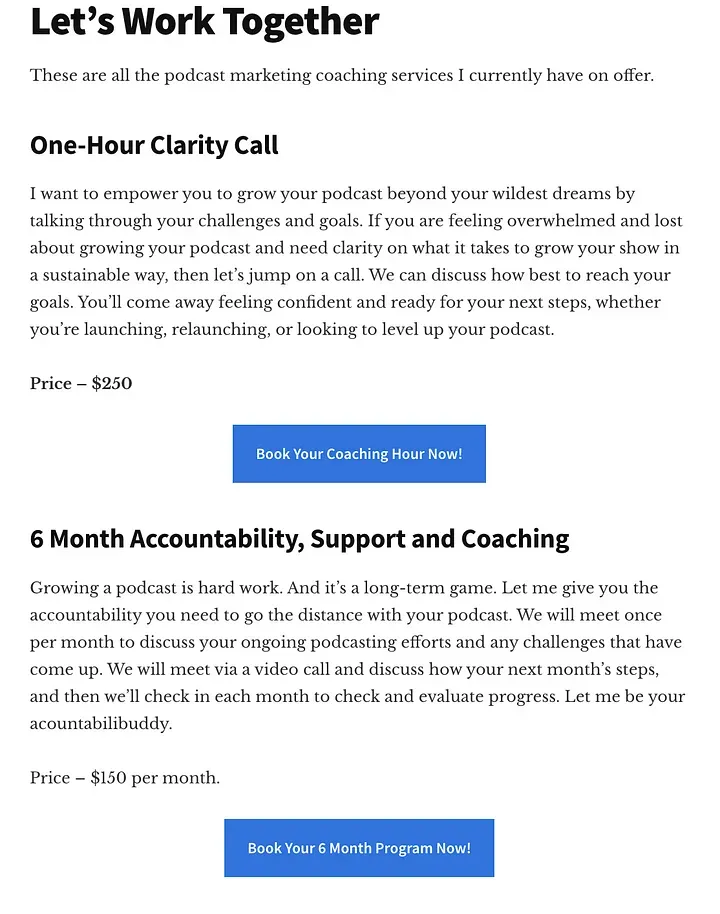 Ancien texte de https://podcastmarketingpuzzle.com/coaching/