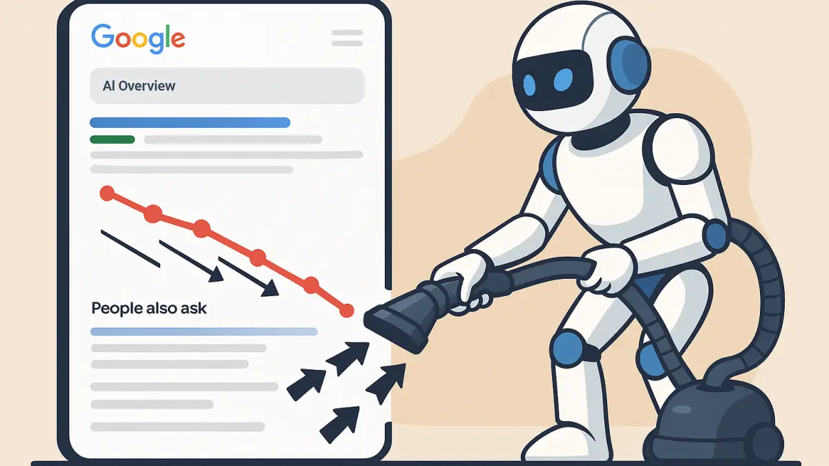 CTR en chute libre : pourquoi votre trafic SEO s’effondre à cause des nouveaux formats Google (et comment réagir)